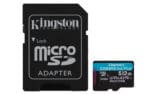 Kingston MicroSDXC Canvas Go Plus 170r 512GB Card + Adapter