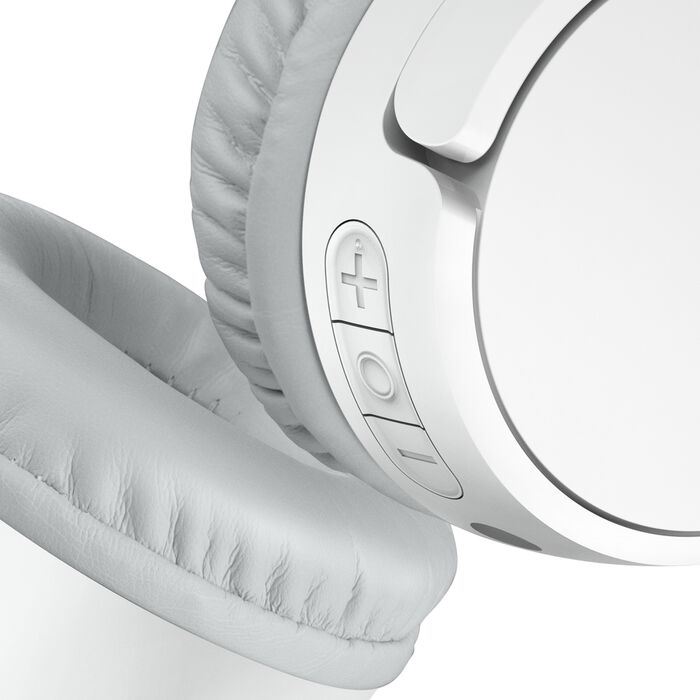 Belkin SoundForm Mini Wireless Headphones for Kids White