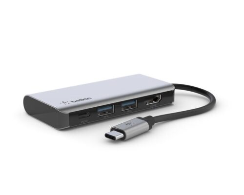 Belkin USB-C 4-in-1 Multiport Adapter Silver