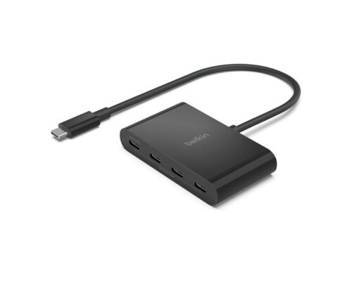 Belkin USB-C to 4-Port USB-C Hub Black