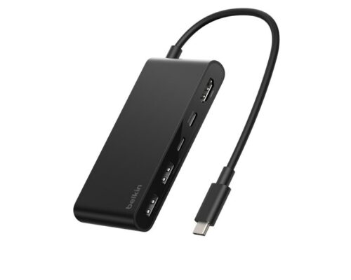 Belkin 5-Port USB-C Dual USB-C Ports Space Grey