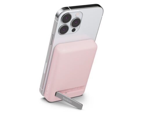 Belkin BoostCharge Magnetic 5K Wireless Power Bank Pink