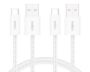 Belkin BoostCharge Braided 1.5m USB-C 2-Pack White