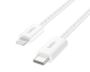 Belkin BoostCharge USB-C - Lightning Braided Cable 1.5m 2 Pack White