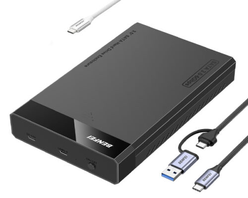 Benfei USB-A/C 3.5″ Drive Enclosure