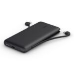 Belkin BoostCharge Plus 10K USB-C Power Bank with Integrated Cables Black