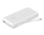 Belkin BoostCharge Power Bank 20K with Integrated Cable White