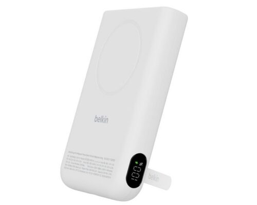 Belkin UltraCharge Pro Magnetic 25w 10k Wireless Power Bank White
