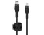 Belkin BoostCharge Pro Flex USB-C to Lightning Cable 2m Black