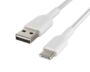 Belkin BoostCharge Braided USB-C Cable 3m White