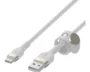 Belkin BoostCharge Pro Flex Braided USB-C to USB-A 1m White