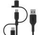 Belkin Universal Micro-USB, USB-C + Lightning 1m Cable
