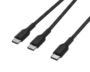 Belkin BoostCharge Pro 140 Watt Dual USB-C 1.5m Cable Black
