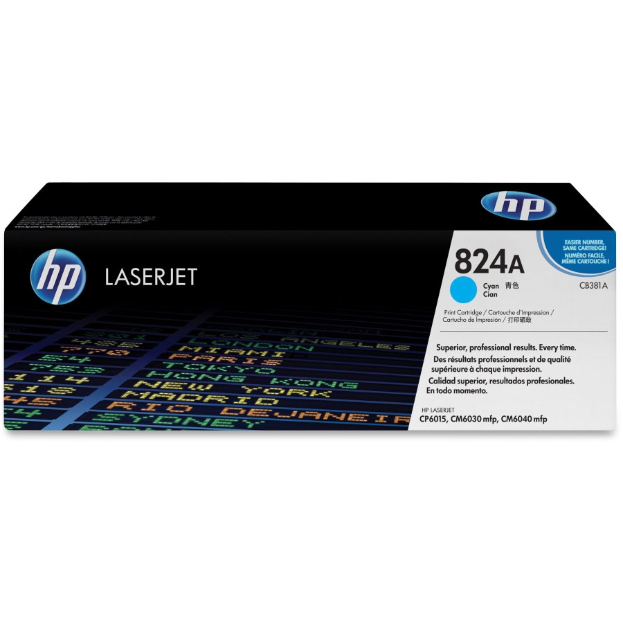 HP 824a Cyan Laserjet Toner Cartridge