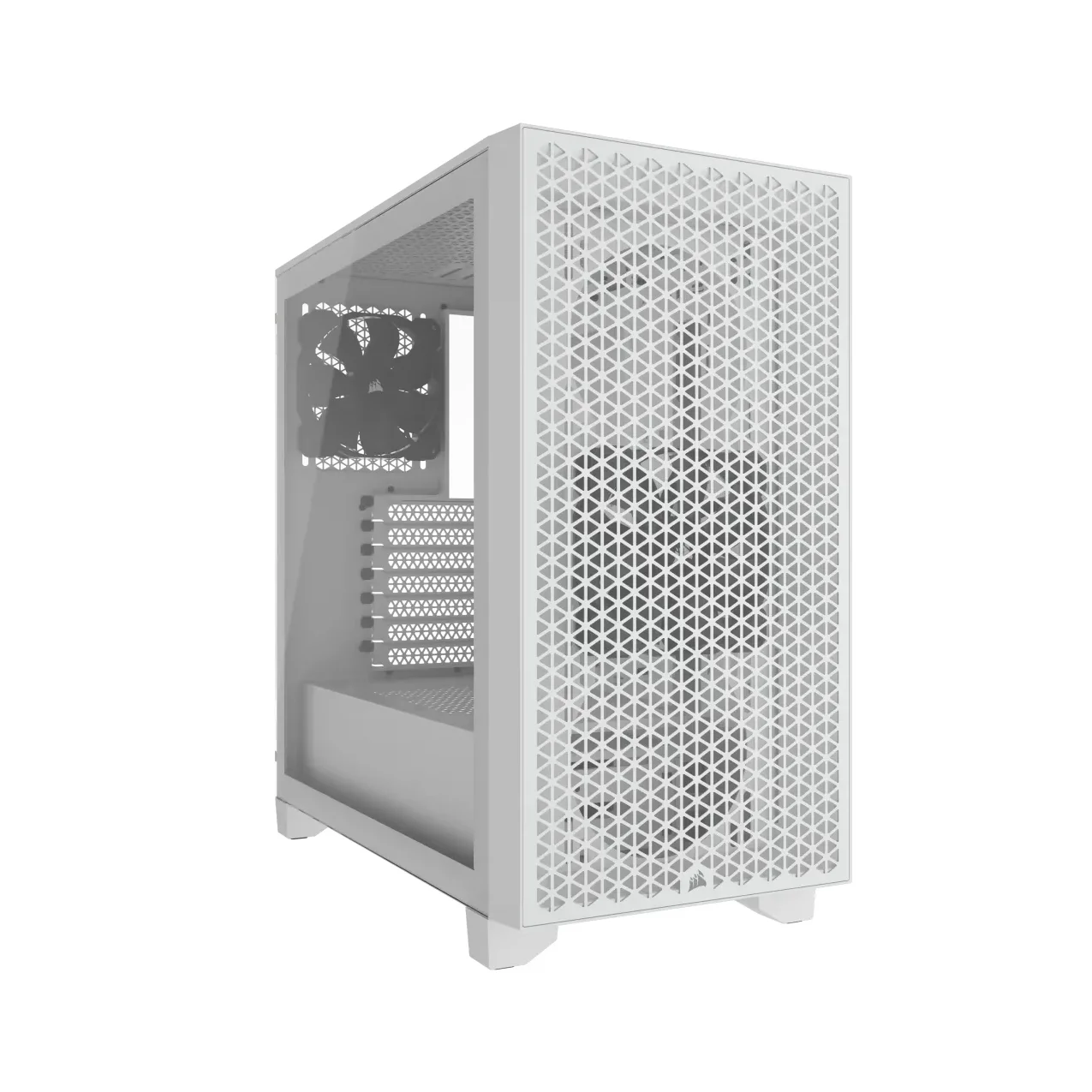 Corsair 3000D ATX Tempered Glass - White