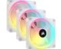 Corsair ICUE Link QX120 RGB 120mm Fans Starter Kit - White