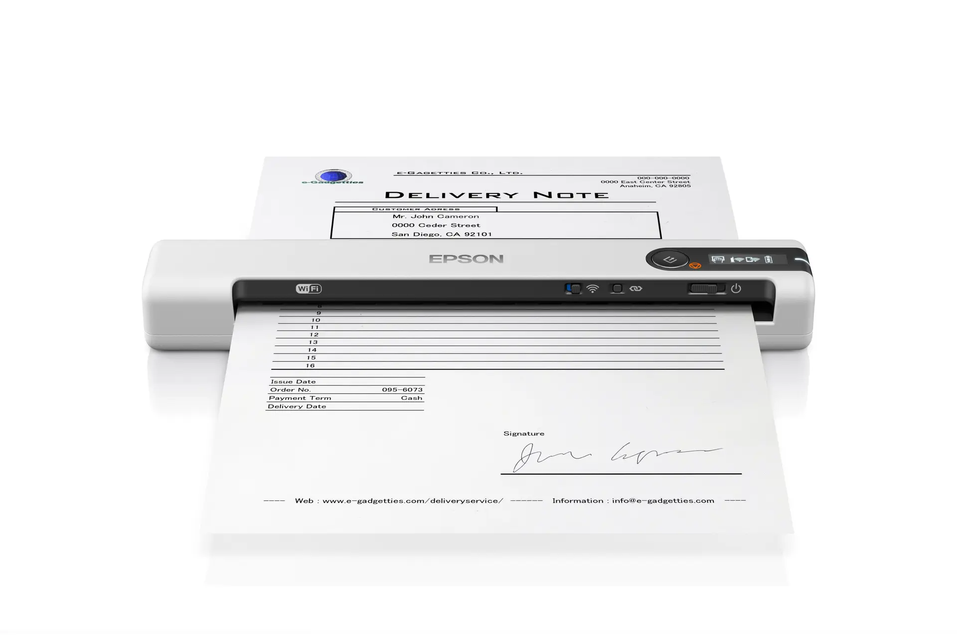 Epson WorkForce DS-80W Scanner