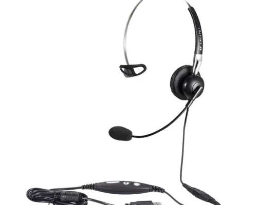 Calltel H650NC + UC2000T Mono-ear Noise-Cancelling Headset