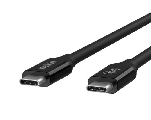 Belkin 100W 40Gbps USB-C 0.8m Cable Black