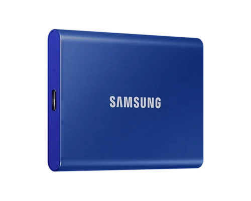 Samsung 1TB T7 Portable SSD – Indigo Blue
