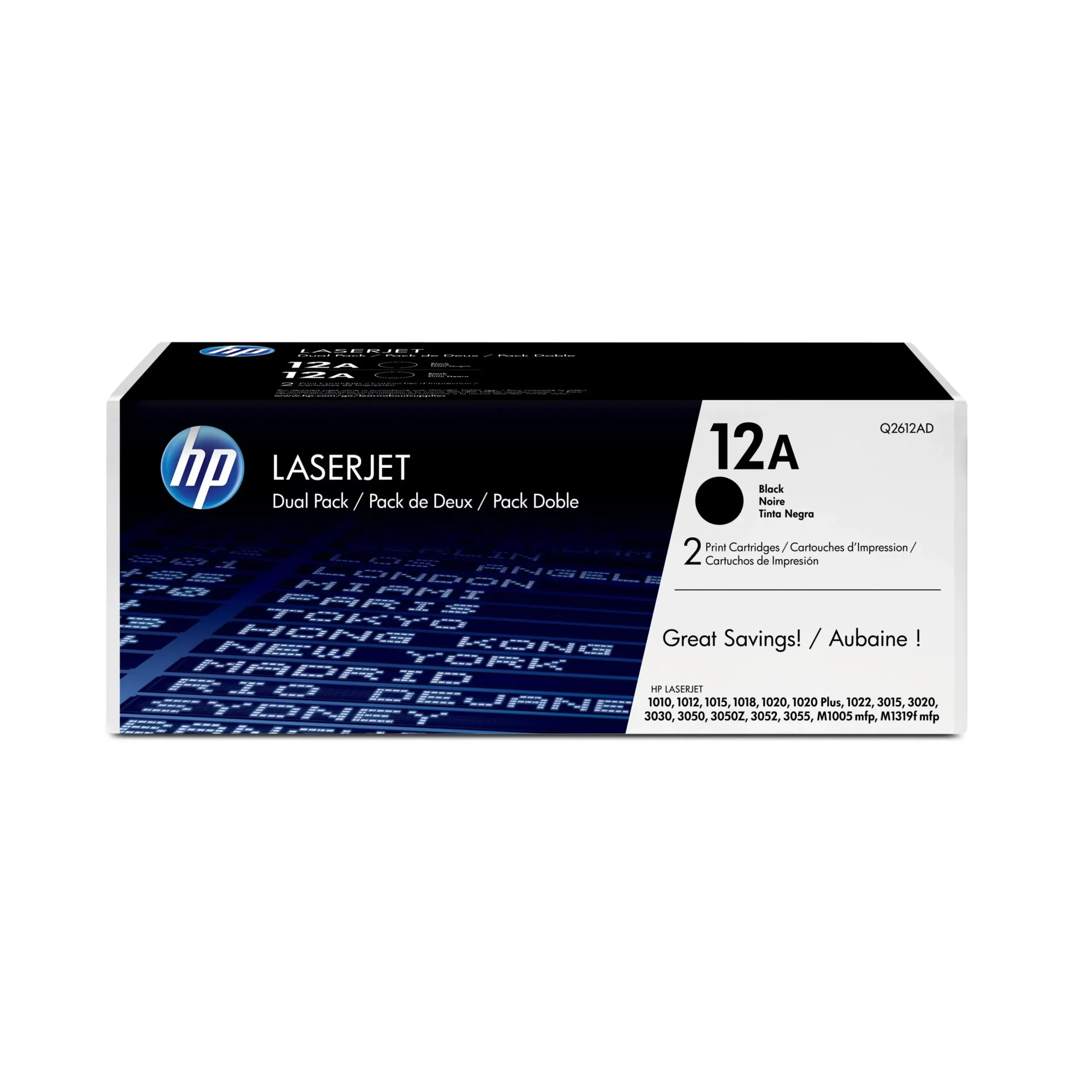 HP 12A Black Original LaserJet Toner Cartridge