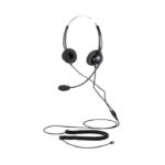 Calltel T800 Stereo-Ear Noise-Cancelling Headset - RJ9 Standard