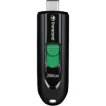 TRANSCEND 256GB JF790C USB C FLASH DRIVE - Black and Green