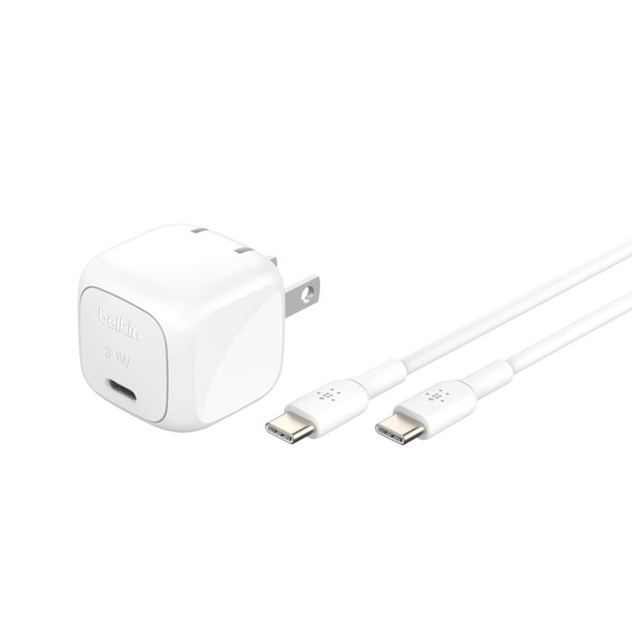 Belkin 30w USB-C Wall Charger White