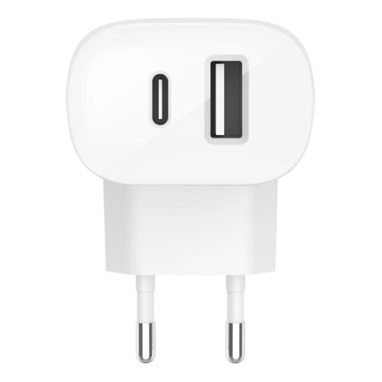 Belkin BoostCharge USB and USB-C 37w Wall Charger White
