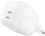 Belkin 67w 2-Port Type-C Wall Charger With PPS White
