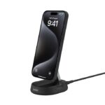 Belkin BoostCharge Pro Convertible Magnetic Wireless Charging Stand with Qi2 15w Charger Black