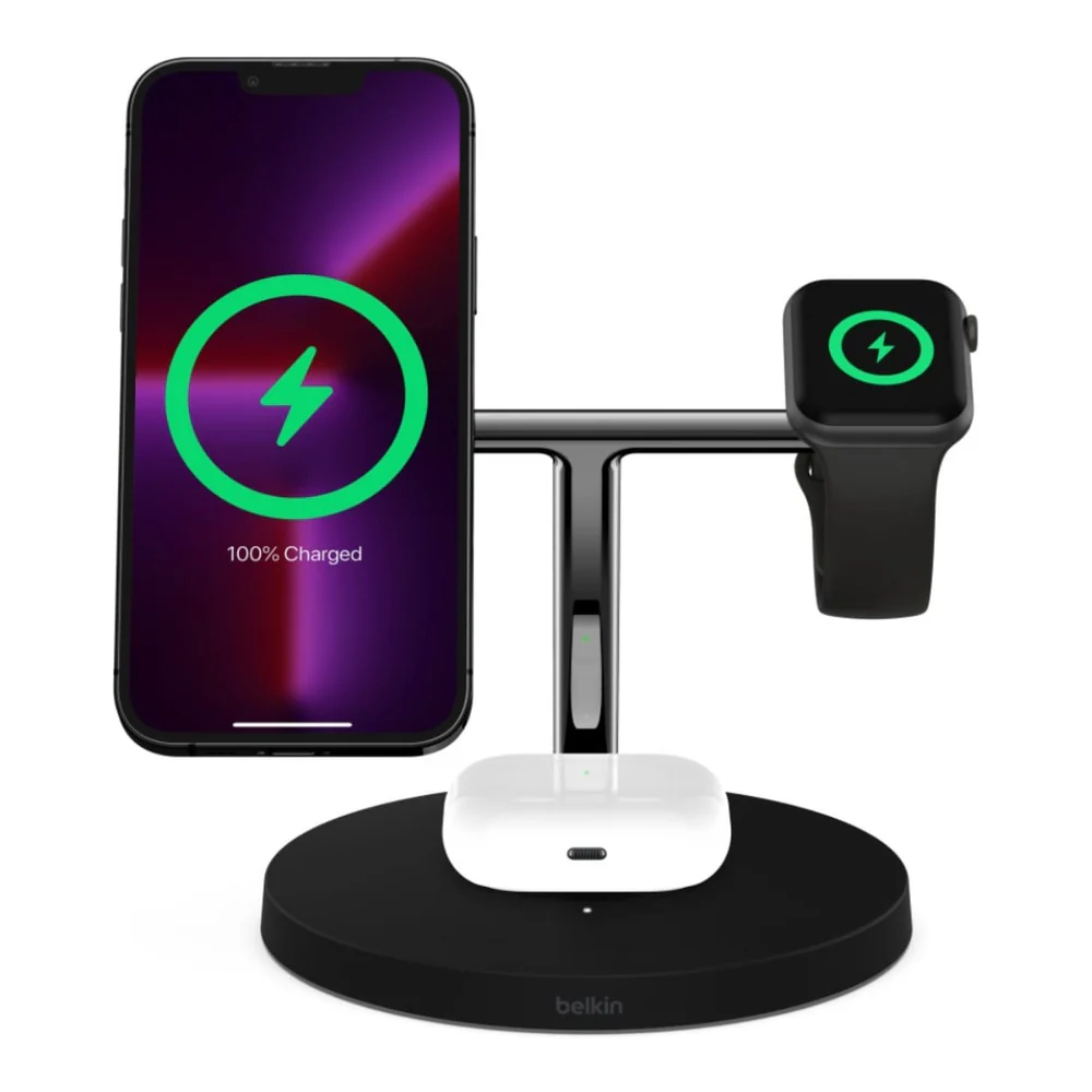 Belkin BoostCharge Pro 3-in-1 Wireless Charging Pad