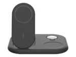 Belkin BoostCharge Pro Foldable 3-in-1 Qi2 Wireless Charger Black