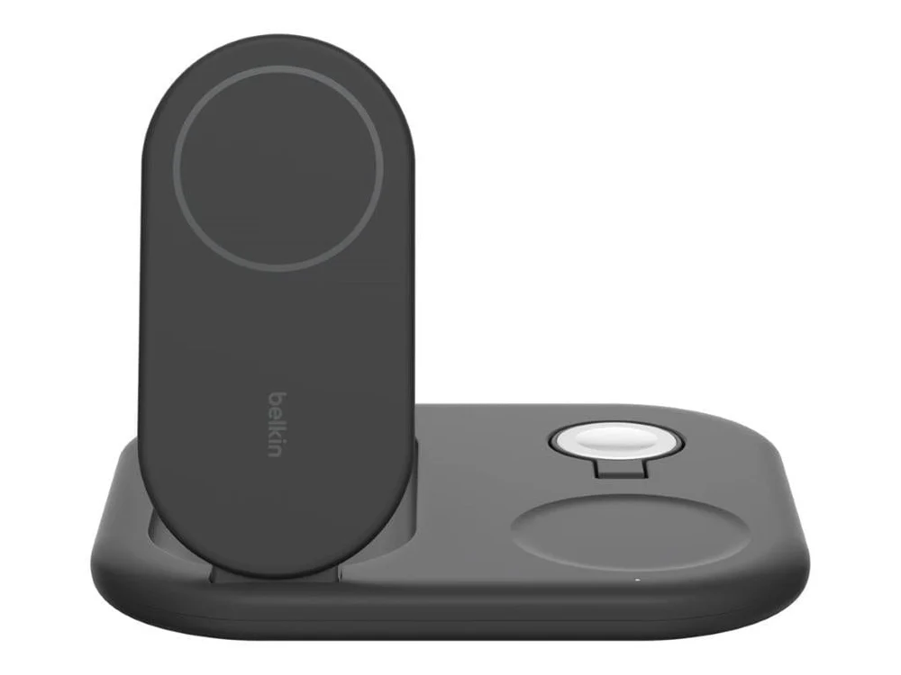 Belkin BoostCharge Pro Foldable 3-in-1 Qi2 Wireless Charger Black