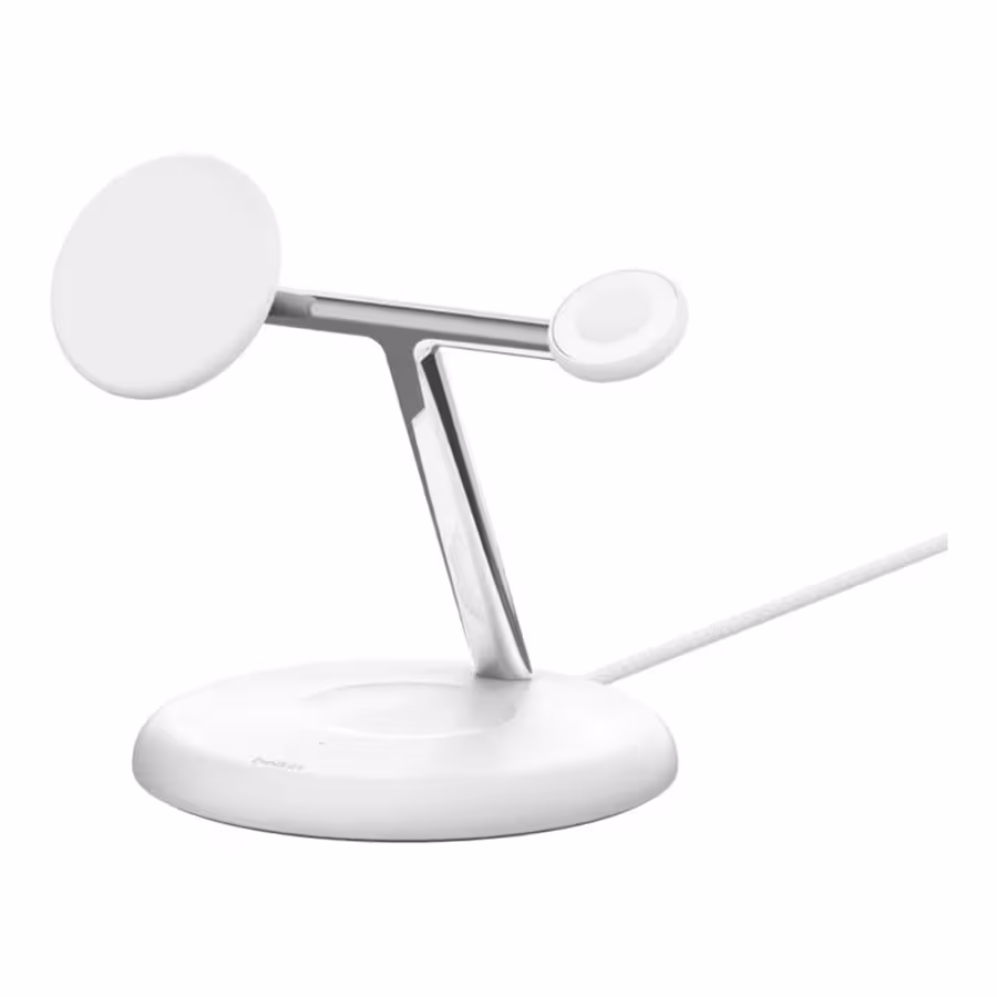 Belkin BoostCharge Pro 3-in-1 Qi2 Wireless Charger White